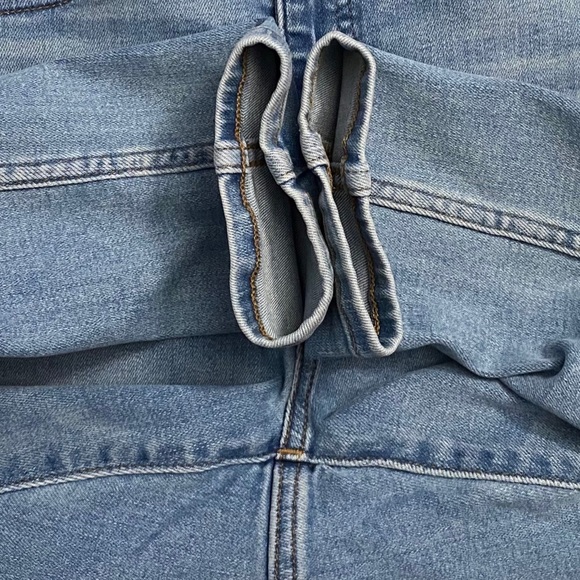 Madewell Curvy Roadtripper High Rise Skinny Leg Jeans Fading Whiskering 25 - Picture 14 of 16